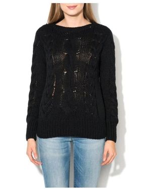 Gas Round-Neck Knitwear - Negro