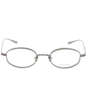 Eyevan 7285 Accessoires ,Grijs ,Optisch Montuur - Metallic