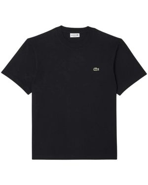 Lacoste Cotton T-Shirt - Zwart