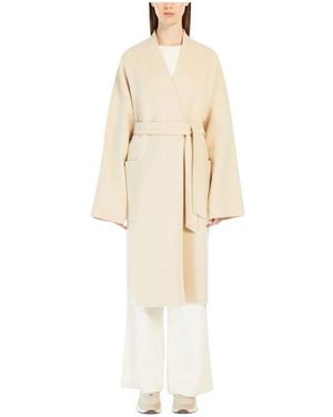 Weekend by Maxmara Belted Coats - White