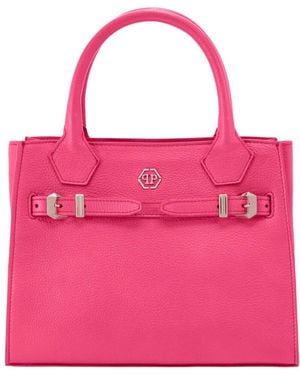 Philipp Plein Dynasty Small Shopper Bag - Pink