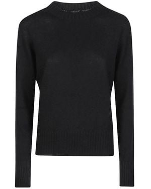 Aragona Round-Neck Knitwear - Negro