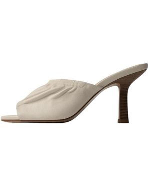 L37 Schoenen ,Wit ,Heeled Mule