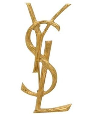 Saint Laurent Brooches - Metálico