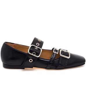 Anna F. Ballerina Shoes - Black