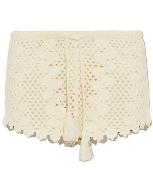 Posse Saskia Katoenen Short - Naturel