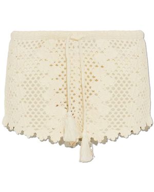 Posse Saskia Katoenen Short - Naturel