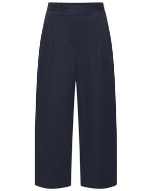 Ichi Wide Trousers - Blue