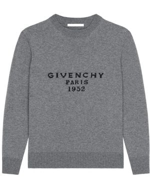 Givenchy Round-Neck Knitwear - Gray