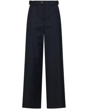 Weekend by Maxmara Broeken ,Blauw ,Katoen Wide Broeken