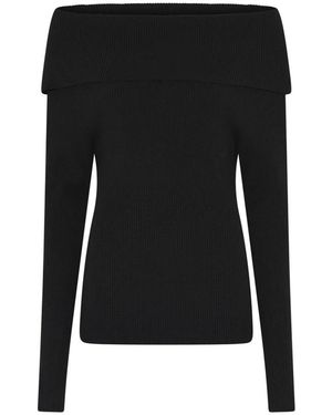 Bruuns Bazaar Round-Neck Knitwear - Negro
