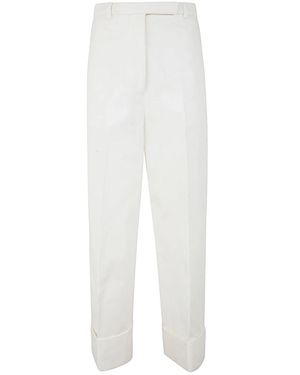 Thom Browne Straight Trousers - Wit