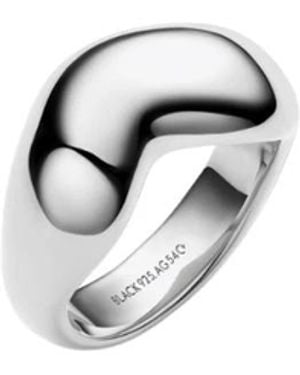 Maria Black Accessoires ,Grijs ,Tryvann Ring - Wit