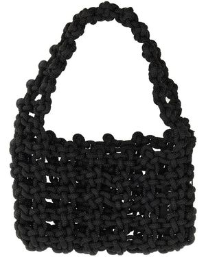 Kara Knot Shoulder Bag - Zwart