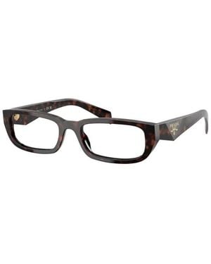 Prada B05V Vierkant Acetaat Montuur - Zwart