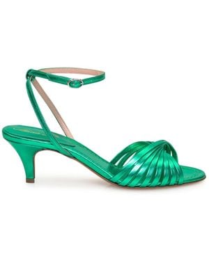 Anna F. High Heel Sandals - Green
