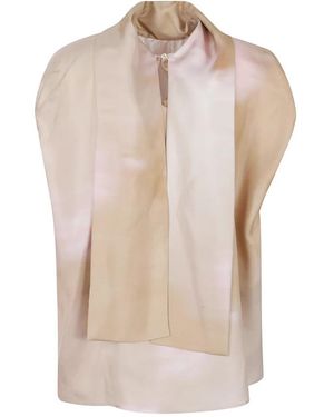 Fabiana Filippi Sleeveless Tops - Natural