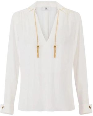 Elisabetta Franchi Blouses - White