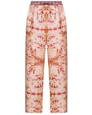 Pierre Louis Mascia Straight Trousers - Pink