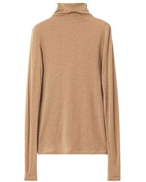 Rodebjer Tops ,Bruin ,Wol Kameel Turtleneck Top - Naturel