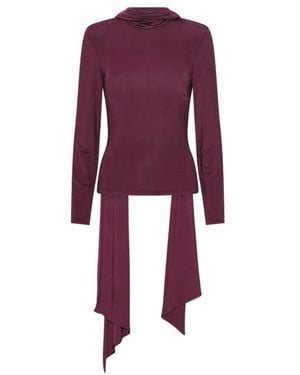 ROTATE BIRGER CHRISTENSEN Long Sleeve Tops - Purple