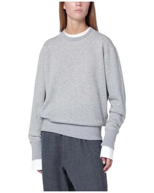 DARKPARK Hoodies & Sweatvesten ,Grijs ,Kasjmier Kasjmiermix Grijs Sweater