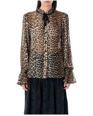 Ganni Shirts - Negro