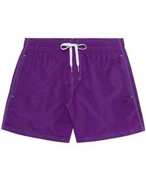 Sundek Badmode ,Paars ,Nylon M504Bdta 100 Boardshort