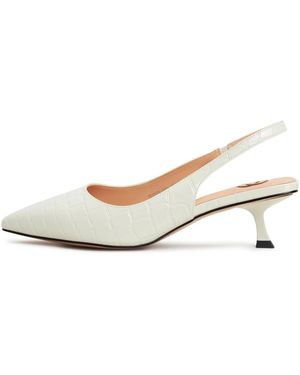 CESARE GASPARI Eleganti stiletto heeled pumps - off white - Bianco