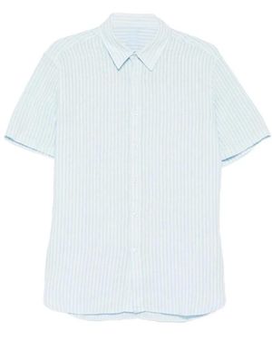 120% Lino Short Sleeve Shirts - Bianco