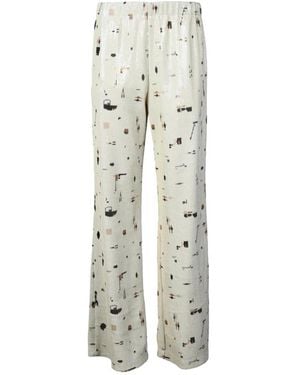 Alysi Wide Trousers - Gris