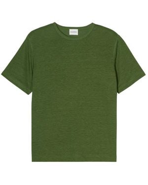 Closed Grüner Ranger Tee-Shirt Leinenmischung