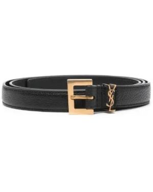 Saint Laurent Schwarzer Gürtel Dti0W 1000