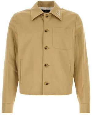 Amiri Script Collar Shirt Jacket - Naturel