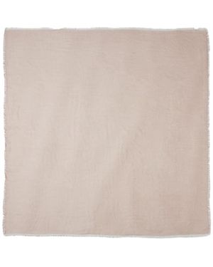 Lala Berlin Accessoires ,Roze ,Kasjmier Zachte Cashmere Vierkante Sjaal Aria - Naturel