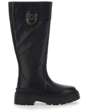 Pinko High Boots - Black