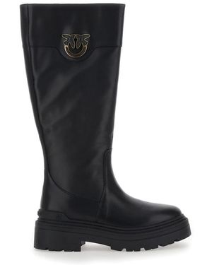 Pinko High Boots - Black
