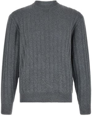 HUGO Round-Neck Knitwear - Gris