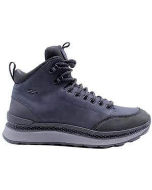 Geox Lace-Up Boots - Blue