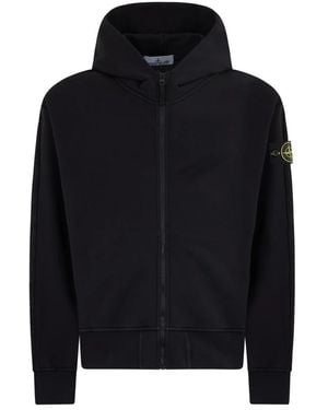 Stone Island Zip-Throughs - Black