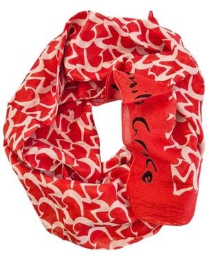 Manila Grace Scarves - Rosso