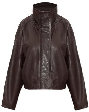 AllSaints Leather Jackets - Marrone
