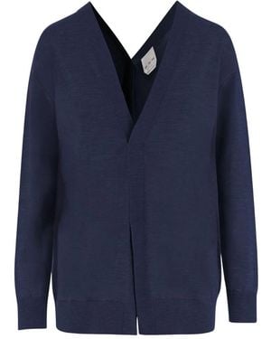 Sa Su Phi Truien & Vesten ,Blauw ,V-Hals Truien