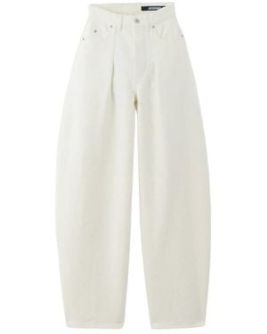 Jacquemus Loose-Fit Jeans - Blanco