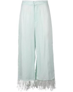 WEILI ZHENG Wide Pants - Blue