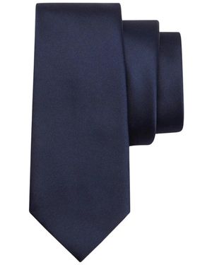 Ferragamo Accessoires ,Blauw ,Leer Cravatta 7Cm