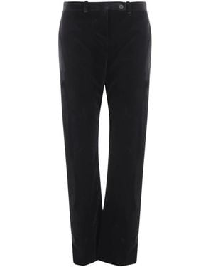 KHAITE Straight Trousers - Black