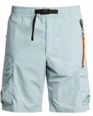Parajumpers Leichte Nylon Canvas Kurze Hose - Blau