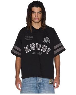 Ksubi Duke Ss Jersey T-Shirt - Schwarz