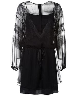 Alberta Ferretti Short Dresses - Black